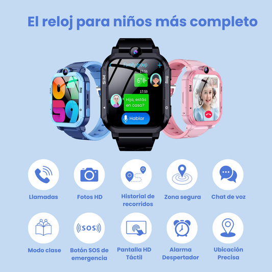 Reloj Inteligente para niños con GPS