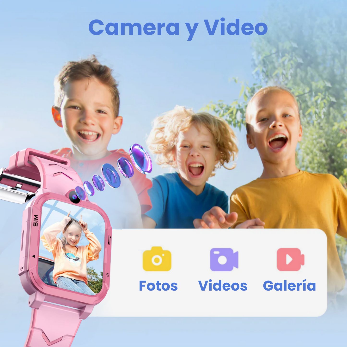 Reloj Inteligente para niños con GPS